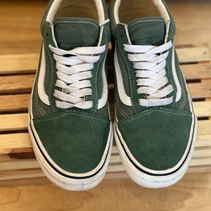 Van's Women's Green and White Trainers